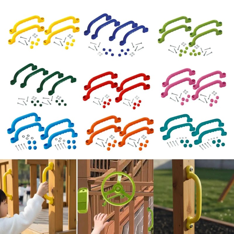 Kids Outdoor Climbing Frame - Conjunto de 4 Peças de Alças