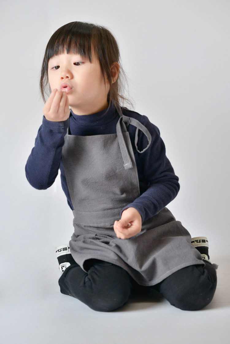 Kids Outdoor Kitchen Accessories - Crianças avental de algodão vestido pai-filho