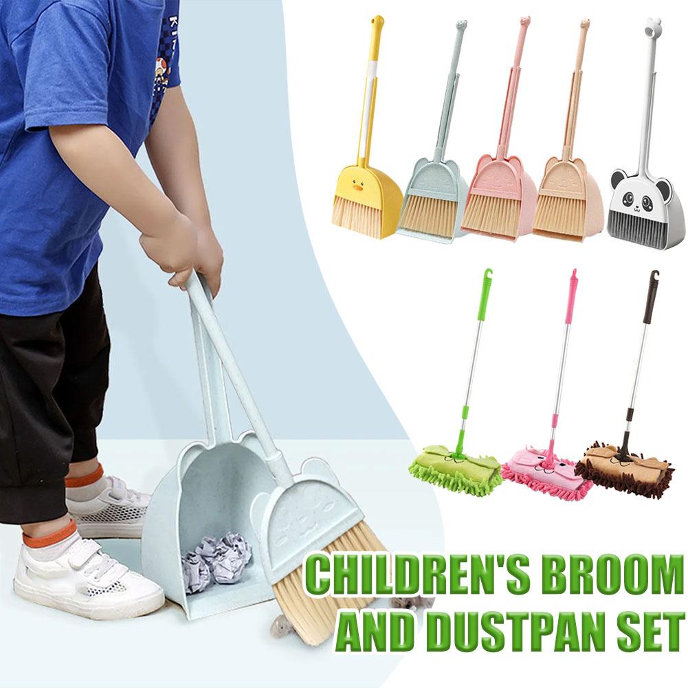 Kids Outdoor Broom - Ferramentas de Limpeza de Chão Esticáveis